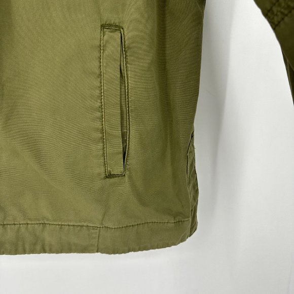 Free People Olive Green Hooded Jacket - Picture 5 of 11